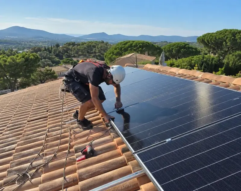 Installateur panneaux solaires Saint-Pantaléon-les-Vignes — pose photovoltaïque sur toiture