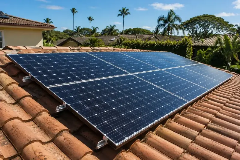Installation de panneaux solaires à Saint-Pantaléon-les-Vignes